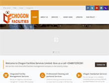 Tablet Screenshot of chogonfacilities.com